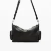 Medium Bag with Flower Appliques