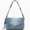 Medium Denim Charms Bag