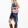 Medium Denim Crossbody Bag