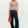 Medium Denim Shoulder Bag
