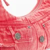 Medium Denim Shoulder Bag