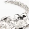 Metallic Flower Belt