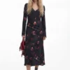 Midi Dress with Checks