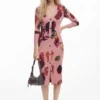 Midi Knit Dress M. Christian Lacroix