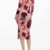 Midi Knit Dress M. Christian Lacroix