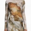 Mock Neck Dress