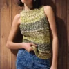 Multicolor Crochet T-Shirt