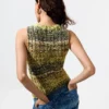 Multicolor Crochet T-Shirt