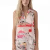 Newspaper Polo Dress