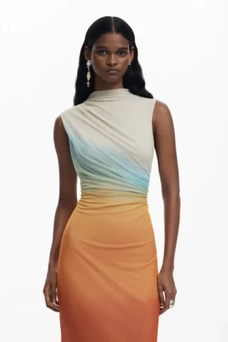 Ombre Tulle Dress
