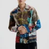 Oriental Printed Jeans
