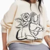 Oversized Floral Sweatshirt