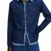 Patchwork Denim Shirt