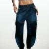 Patchwork Denim Trousers