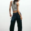 Patchwork Denim Trousers