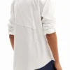 Patchwork Poplin Shirt