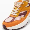 Patchwork Split Leather Running Sneakers