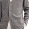 Plain Textured Cardigan