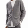 Plain Textured Cardigan