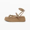 Platform Leather Sandal