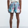 Printed Boxer Swimsuit
