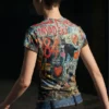 Printed Cat T-Shirt
