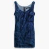 Printed Denim Dress