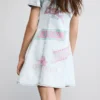 Printed Denim Dress