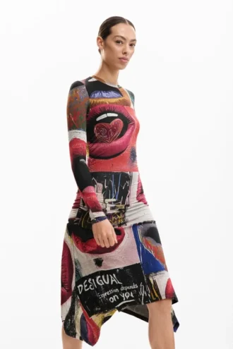 Printed Dress Mouths