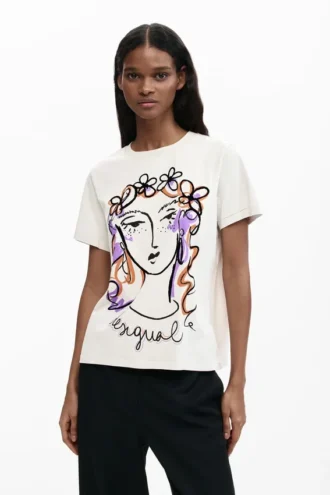 Printed Face T-Shirt