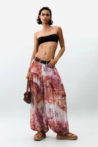 Printed Harem Pants