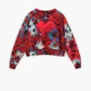 Printed Heart Sweatshirt