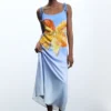Printed Long Dress