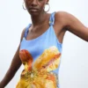 Printed Long Dress