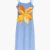 Printed Long Dress