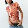 Printed Short Sleeve T-Shirt