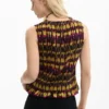 Printed Sleeveless Blouse