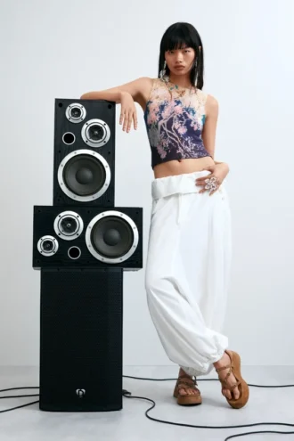 Printed Sleeveless T-Shirt