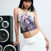 Printed Sleeveless T-Shirt