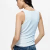 Printed Sleeveless T-Shirt