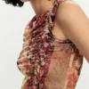 Printed Sleeveless T-Shirt