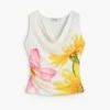 Printed Sleeveless T-Shirt