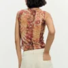 Printed Sleeveless T-Shirt