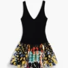 Printed Strappy Dress M. C. Lacroix