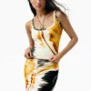 Printed Strappy Top