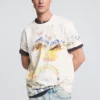 Printed T-Shirt with Drawings
