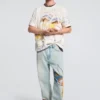 Printed T-Shirt with Drawings