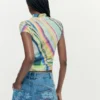 Printed Wavy T-Shirt