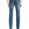 Push-Up Floral Skinny Jeans