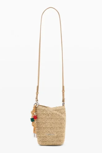 Raffia Mobile Phone Holder Charms